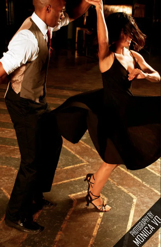 Liquid Rhythm Salsa instructors, Derek & Mariangel Dollis